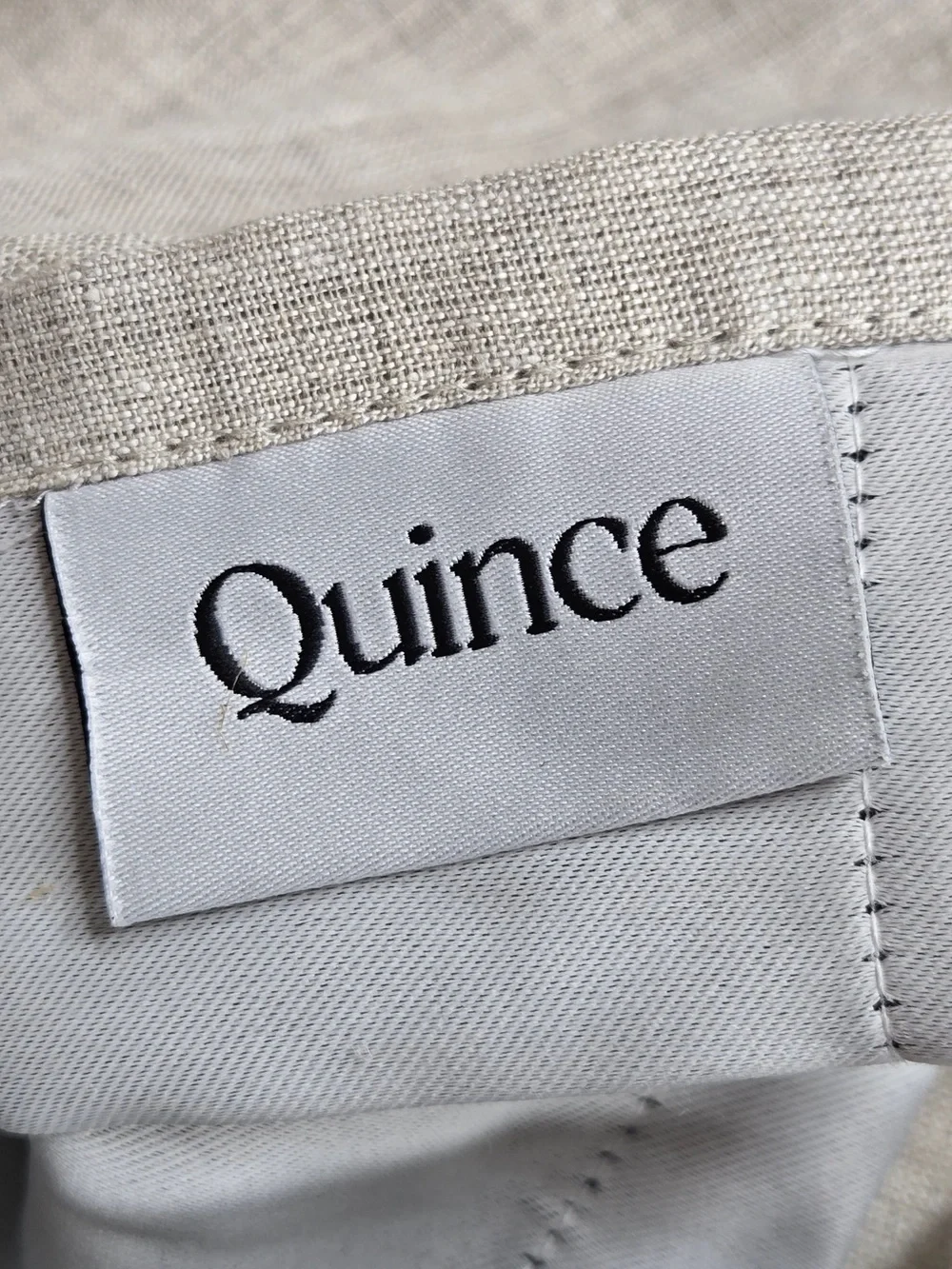 NWOT QUINCE Set Of 2 48x84 European Linen True Blackout Curtains Flax 9991